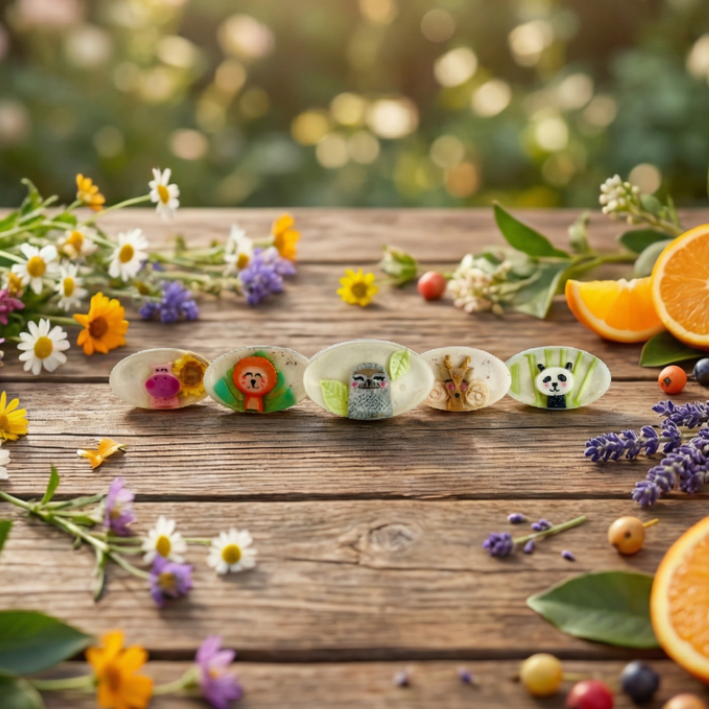 Darilni paket – 5x Mini Žajfi z živalskimi motivi