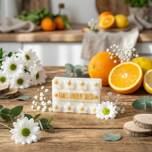 Milo z napisom Danes izberem srečo